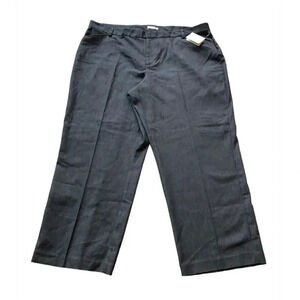 C.J. Banks Comfort Stretch dress pants. Dark gray (toward blue). Plus size 22W
